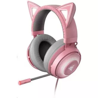 RAZER Kraken Kitty Kopfhörer, USB-Headset, Chroma, Quarz / Pink