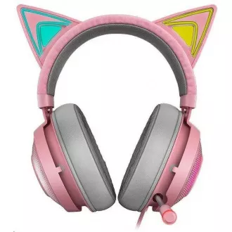 RAZER Kraken Kitty Kopfhörer, USB-Headset, Chroma, Quarz / Pink