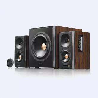 EDIFIER Lautsprecher S360DB, 155W, braun EDIFIER Lautsprecher S360DB, 155W, braun