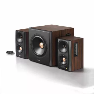 EDIFIER Lautsprecher S360DB, 155W, braun EDIFIER Lautsprecher S360DB, 155W, braun
