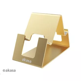 AKASA Ständer Widder Pico, Aluminiumständer für Handy und Tablet, gold AKASA Ständer Widder Pico, Aluminiumständer für Handy und Tablet, gold