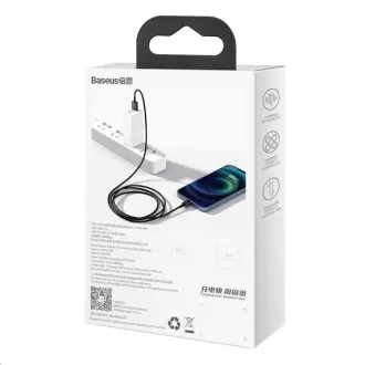 Baseus Superior Series Schnellladekabel USB / Lightning 2.4A 1m schwarz