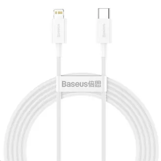 Baseus Superior Series Schnellladekabel Typ-C / Lightning 20W 1m weiß