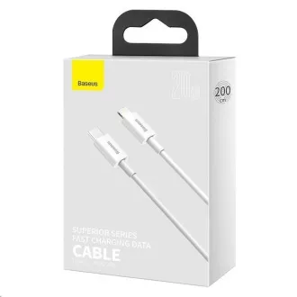 Baseus Superior Series Schnellladekabel Typ-C / Lightning 20W 1m weiß