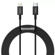 Baseus Superior Series Schnellladekabel Typ-C / Lightning 20W 2m schwarz