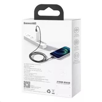 Baseus Superior Series Schnellladekabel Typ-C / Lightning 20W 2m schwarz