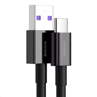 Baseus Superior Series Schnellladekabel USB / Typ-C 66W 2m schwarz Baseus Superior Series Schnellladekabel USB / Typ-C 66W 2m schwarz