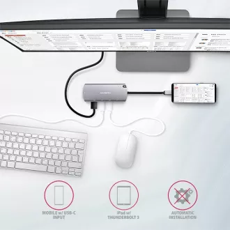 AXAGON HMC-6M2, USB 3.2 Gen 1 Hub, Anschlüsse 2x USB-A, HDMI, RJ-45 GLAN, SATA M.2 Slot, PD 100W, Kabel USB-C 18cm AXAGON HMC-6M2, USB 3.2 Gen 1 Hub, Anschlüsse 2x USB-A, HDMI, RJ-45 GLAN, SATA M.2 Slot, PD 100W, Kabel USB-C 18cm