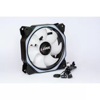 1stCOOL Fan KIT AURA EVO 4 ARGB, 3x HEXA2 Lüfter   ARGB Controller   Fernbedienung