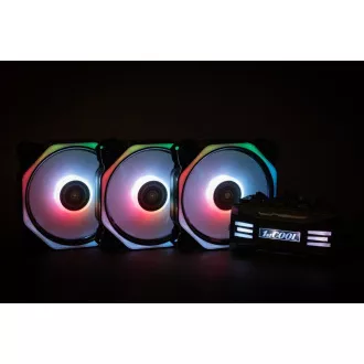 1stCOOL Fan KIT AURA EVO 4 ARGB, 3x HEXA2 Lüfter   ARGB Controller   Fernbedienung