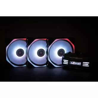 1stCOOL Fan KIT AURA EVO 4 ARGB, 3x HEXA2 Lüfter   ARGB Controller   Fernbedienung