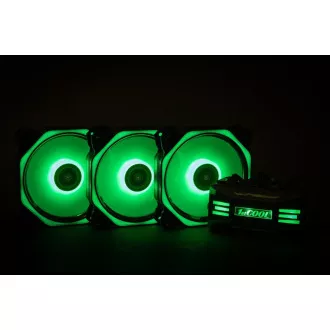 1stCOOL Fan KIT AURA EVO 4 ARGB, 3x HEXA2 Lüfter   ARGB Controller   Fernbedienung