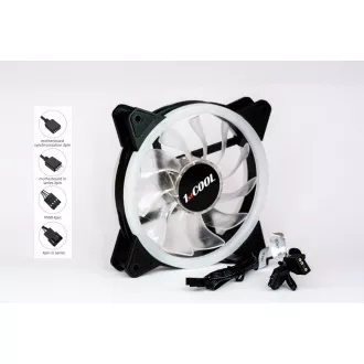 1stCOOL Fan AURA EVO Dual Ring ARGB Lüfter 12cm 1stCOOL Fan AURA EVO Dual Ring ARGB Lüfter 12cm