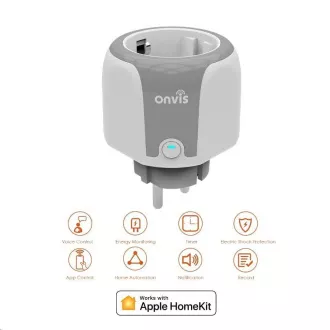 ONVIS Smart Steckdose - HomeKit, WLAN 2, 4 GHz ONVIS Smart Steckdose - HomeKit, WLAN 2, 4 GHz
