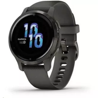 Garmin GPS-Sportuhr Venu2S Slate / Black Band Garmin GPS-Sportuhr Venu2S Slate / Black Band