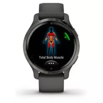 Garmin GPS-Sportuhr Venu2S Slate / Black Band Garmin GPS-Sportuhr Venu2S Slate / Black Band