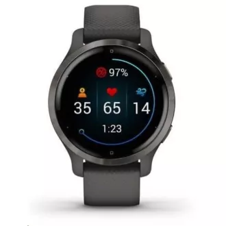 Garmin GPS-Sportuhr Venu2S Slate / Black Band Garmin GPS-Sportuhr Venu2S Slate / Black Band