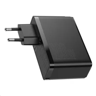 Baseus GaN2 Für Schnellladeadapter 2x Typ-C + 2x USB-A 100W schwarz Baseus GaN2 Für Schnellladeadapter 2x Typ-C + 2x USB-A 100W schwarz