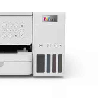 EPSON Drucker EcoTank L6276, 3in1, A4, 1200x4800dpi, 33ppm, USB, Wi-Fi, LAN, weiß, 5 Jahre Garantie nach kostenloser Registrierung