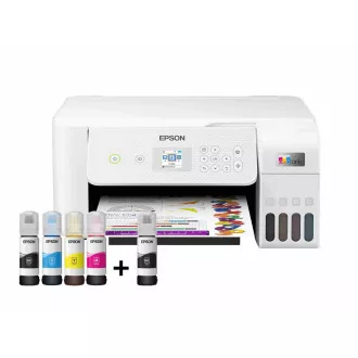 EPSON Drucker EcoTank L3266, 3in1, A4, 1440x5760dpi, 33ppm, USB, Wi-Fi, weiß EPSON Drucker EcoTank L3266, 3in1, A4, 1440x5760dpi, 33ppm, USB, Wi-Fi, weiß