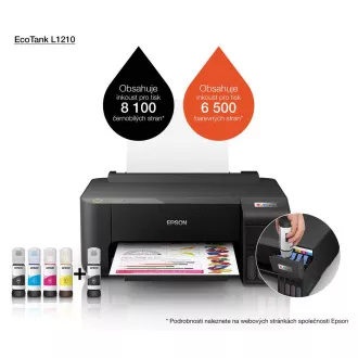 EPSON Druckertinte EcoTank L1210, A4, 1440x5760dpi, 33ppm, USB