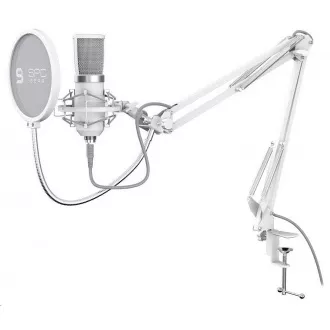 SPC Gear Mikrofon SM950 Onyx Weiß / Kabelgebunden / Streaming / Pop-Filter / Anti-Shake / USB-Halter / Weiß SPC Gear Mikrofon SM950 Onyx Weiß / Kabelgebunden / Streaming / Pop-Filter / Anti-Shake / USB-Halter / Weiß