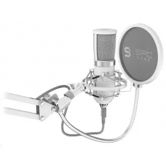 SPC Gear Mikrofon SM950 Onyx Weiß / Kabelgebunden / Streaming / Pop-Filter / Anti-Shake / USB-Halter / Weiß SPC Gear Mikrofon SM950 Onyx Weiß / Kabelgebunden / Streaming / Pop-Filter / Anti-Shake / USB-Halter / Weiß