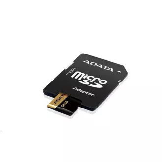ADATA MicroSDXC-Karte 64GB Premier Pro UHS-I V30S (R:100/W:80 MB/s) SD-Adapter ADATA MicroSDXC-Karte 64GB Premier Pro UHS-I V30S (R:100/W:80 MB/s) SD-Adapter