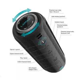 LAMAX Sounder2 Max Bluetooth-Lautsprecher LAMAX Sounder2 Max Bluetooth-Lautsprecher