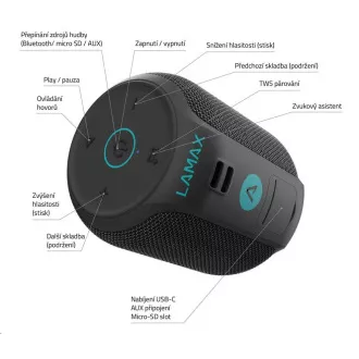 LAMAX Sounder2 Mini Bluetooth-Lautsprecher