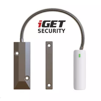 iGET SECURITY EP21 - Drahtloser Magnetsensor für Eisentüren / Fenster / Tore für Alarm iGET SECURITY M5