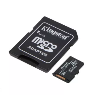 Kingston 16 GB microSDHC Industrie C10 A1 pSLC-Karte + SD-Adapter Kingston 16 GB microSDHC Industrie C10 A1 pSLC-Karte + SD-Adapter