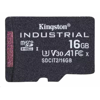 Kingston 16 GB microSDHC Industrial C10 A1 pSLC-Karte Einzelpackung Kingston 16 GB microSDHC Industrial C10 A1 pSLC-Karte Einzelpackung