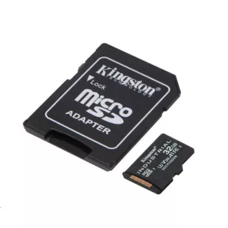 Kingston 32GB microSDHC Industrial C10 A1 pSLC-Karte + SD-Adapter Kingston 32GB microSDHC Industrial C10 A1 pSLC-Karte + SD-Adapter