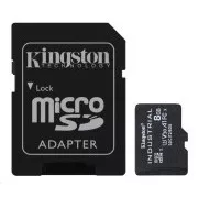 Kingston 8 GB microSDHC Industrie C10 A1 pSLC-Karte + SD-Adapter
