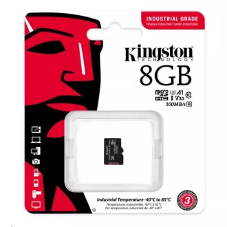 Kingston 8GB microSDHC Industrial C10 A1 pSLC-Karte Einzelpackung