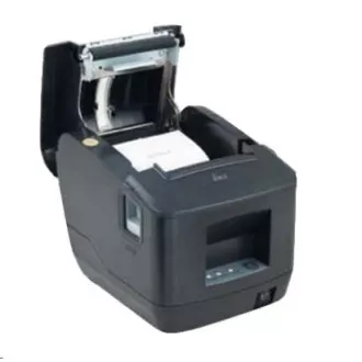 Birke CP-Q1 Kassendrucker mit Cutter, USB + LAN, schwarz, Druck in tschechischer Sprache