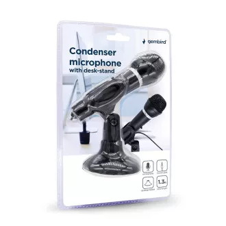 GEMBIRD Tischmikrofon MIC-D-04, HQ, schwarz GEMBIRD Tischmikrofon MIC-D-04, HQ, schwarz