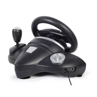 GEMBIRD Lenkrad + Pedale STR-M-01, PC / PS3 / PS4 / SWITCH GEMBIRD Lenkrad + Pedale STR-M-01, PC / PS3 / PS4 / SWITCH