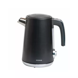 ORAVA Delux-1 Wasserkocher, 2200 W, 1,7 l, Temperaturregelung, Abschaltautomatik, Edelstahl schwarz ORAVA Delux-1 Wasserkocher, 2200 W, 1,7 l, Temperaturregelung, Abschaltautomatik, Edelstahl schwarz