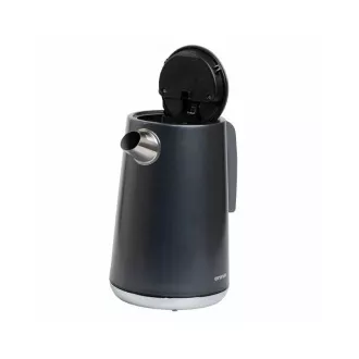 ORAVA Delux-1 Wasserkocher, 2200 W, 1,7 l, Temperaturregelung, Abschaltautomatik, Edelstahl schwarz ORAVA Delux-1 Wasserkocher, 2200 W, 1,7 l, Temperaturregelung, Abschaltautomatik, Edelstahl schwarz