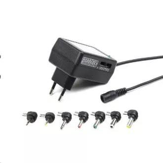 GEMBIRD Universal AC-DC Adapter EG-MC-008, 12W, 7 Anschlüsse GEMBIRD Universal AC-DC Adapter EG-MC-008, 12W, 7 Anschlüsse