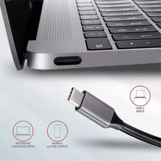 AXAGON HMC-5, USB 3.2 Gen 1 Hub, Anschlüsse 2x USB-A, HDMI, SD/microSD Slot, PD 100W, Kabel USB-C 20cm AXAGON HMC-5, USB 3.2 Gen 1 Hub, Anschlüsse 2x USB-A, HDMI, SD/microSD Slot, PD 100W, Kabel USB-C 20cm