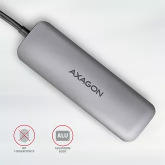 AXAGON HMC-5, USB 3.2 Gen 1 Hub, Anschlüsse 2x USB-A, HDMI, SD/microSD Slot, PD 100W, Kabel USB-C 20cm AXAGON HMC-5, USB 3.2 Gen 1 Hub, Anschlüsse 2x USB-A, HDMI, SD/microSD Slot, PD 100W, Kabel USB-C 20cm