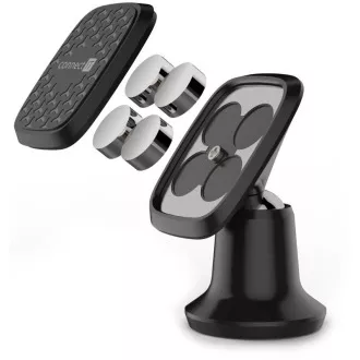 CONNECT IT universeller magnetischer Autohalter InCarz 4Ultra, 4 Magnete, schwarz