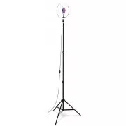 CONNECT IT Selfie12Ring rund 12" LED-Licht + Stativ 2, 1 m