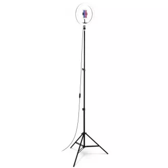 CONNECT IT Selfie12Ring rund 12" LED-Licht + Stativ 2, 1 m
