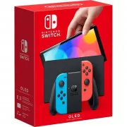 Nintendo Switch (OLED-Modell) Neon-Rot-Blau-Set
