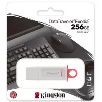 Kingston 256GB USB3.2 Gen1 DataTraveler Exodia (Weiß + Rosa) Kingston 256GB USB3.2 Gen1 DataTraveler Exodia (Weiß + Rosa)