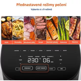 Cosori L501 PRO 4.7L - Heißluftfritteuse   5x Spieße und Grill. Grill